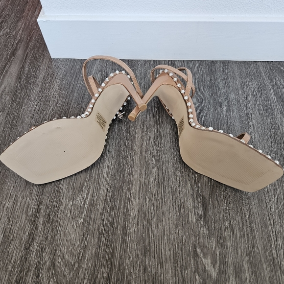 Nude Crystal Heels - Picture 4 of 7